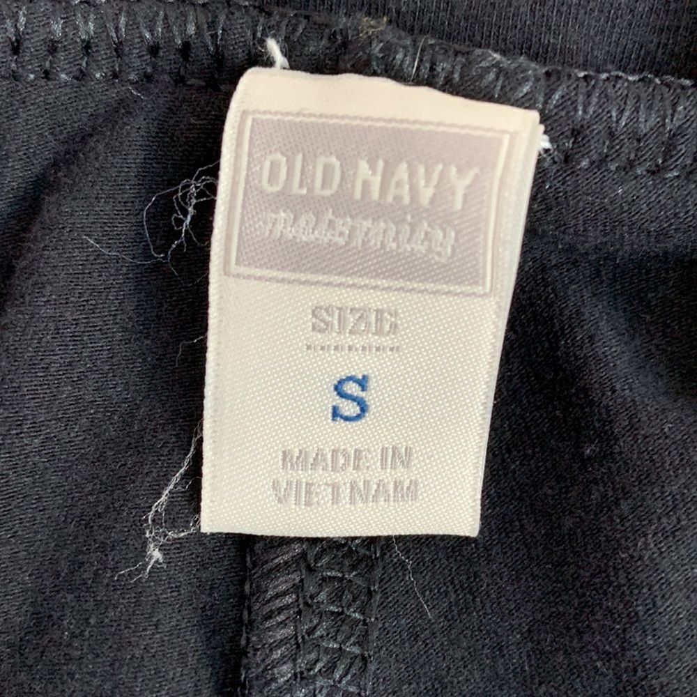 Old Navy Maternity Cotton Yoga Pants Leggings Set of 3 S Black - Picture 6 of 16